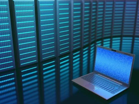 Data Center Access 库存插图