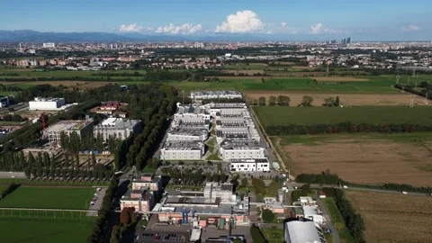 Data center and computing center facility in Milan, Italy. IT, Technology, big Vídeos de archivo 317082484