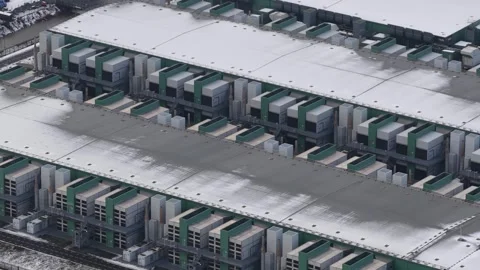 Data Center Backup Power and Cooling Systems Netherlands Stock Footage 327614022