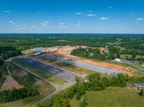 Data Center being built Conover North Carolina Foto stock