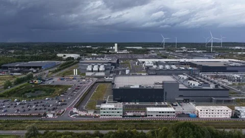 Data center in Belgium. Power of AI, cloud services and big data computing. Stock Footage 320069918