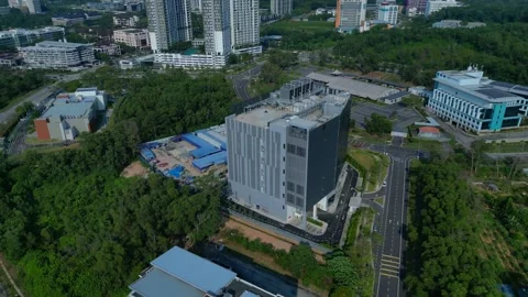 Data center building cloud cyber cloud technology infrastructure. Fabulous Stock Footage 329036852