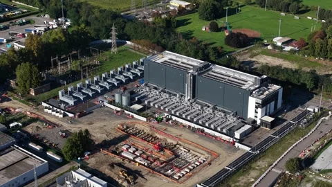 Data center building, data centers, data storage centre, big data and data Stock Footage 318797639