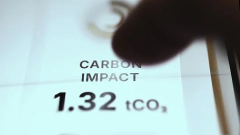 Data Center Carbon Impact Reaches 1.32 Tons CO2 Stock Footage 340560680