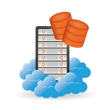 Data center. cloud computing. technology concept 스톡 일러스트