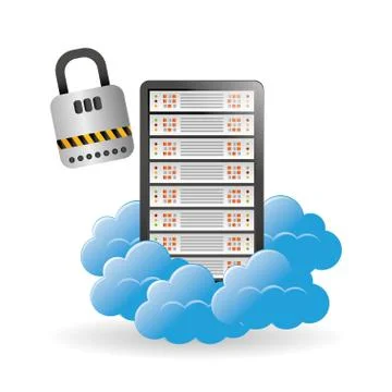 Data center. cloud computing. technology concept 스톡 일러스트