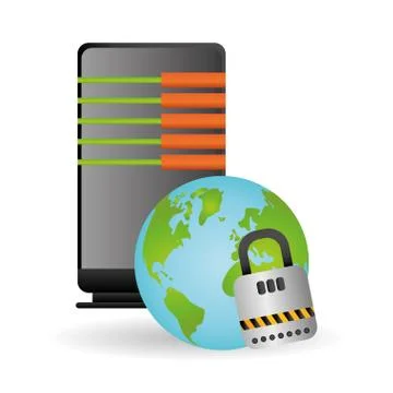 Data center. cloud computing. technology concept 스톡 일러스트