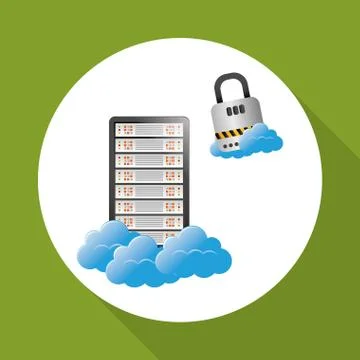 Data center. cloud computing. technology concept 스톡 일러스트