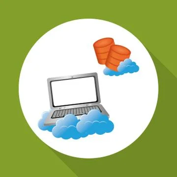 Data center. cloud computing. technology concept 스톡 일러스트