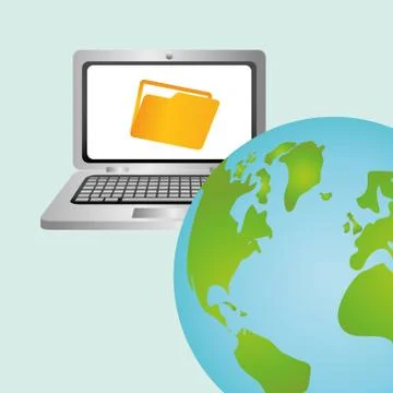 Data center. cloud computing. technology concept Stockillustratie