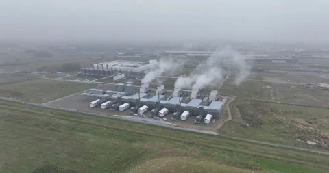 Data center, computing center, in Fredericia, Denmark, hyperscaler, IT Video stock 309448105