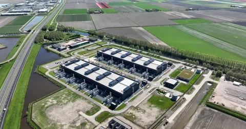 Data center, computing center, hyperscaler, computer servers, cloud services Stock Footage 309391746