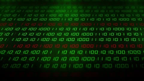 Data Center Computing Motion Graphics Concept with Virus Stock Footage 348185541