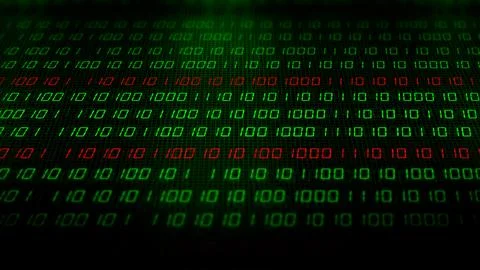 Data Center Computing Motion Graphics Concept with Virus0 Stock Illustration