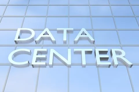 DATA CENTER concept Stock Illustration