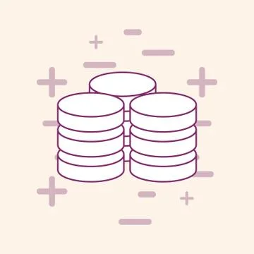 Data center design Stock Illustration