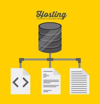 Data center design Stock Illustration