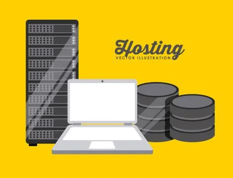 Data center design Stock Illustration