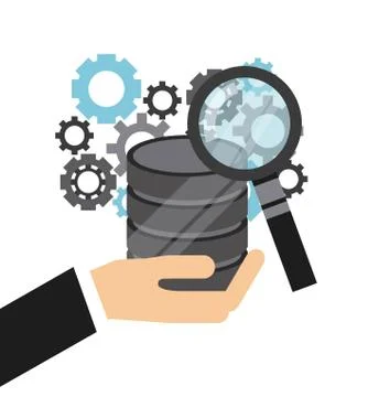 Data center design Illustrazione stock