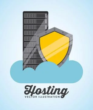 Data center design Stock Illustration