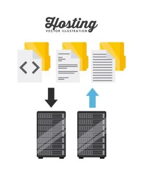 Data center design Stock Illustration