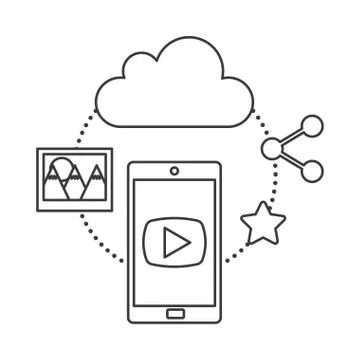 Data center design 스톡 일러스트