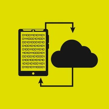 Data center design, vector illustration eps10 graphic Stock Illustration