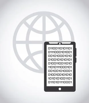 Data center design, vector illustration eps10 graphic Stock Illustration