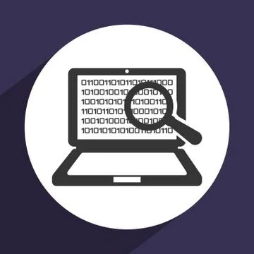 Data center design, vector illustration eps10 graphic Stock Illustration