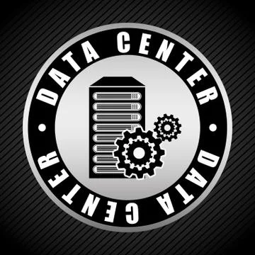 Data center design, vector illustration eps10 graphic Ilustración de archivo