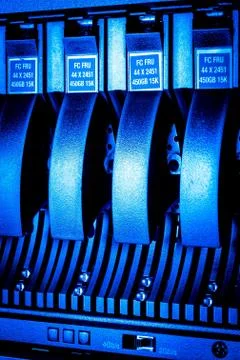 Data center detail Stock Photos