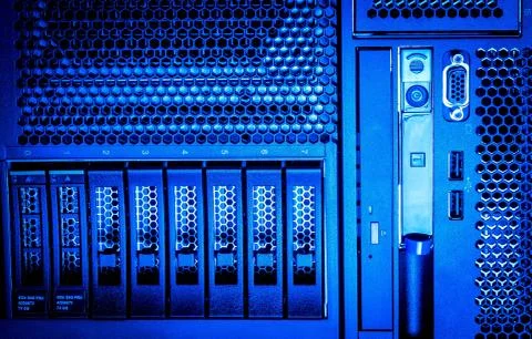 Data center detail Stock Photos