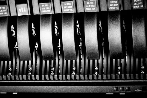 Data center detail Foto stock