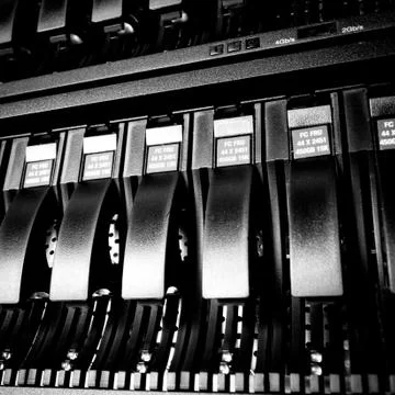 Data center detail Stock Photos