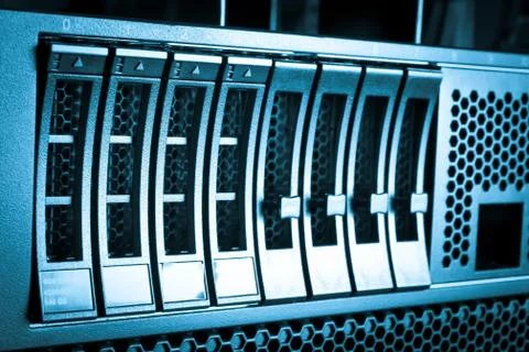 Data center detail Stock Photos