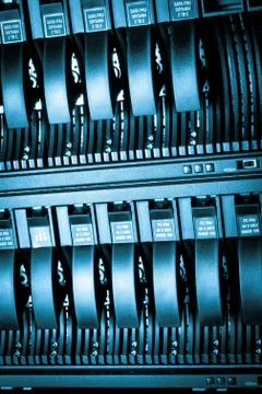 Data center detail Foto stock