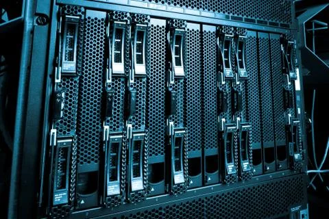Data center detail Stock Photos