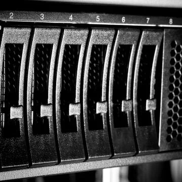 Data center detail Stock Photos
