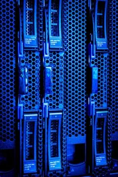 Data center detail Stock-Fotos