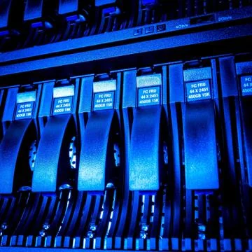 Data center detail Foto stock