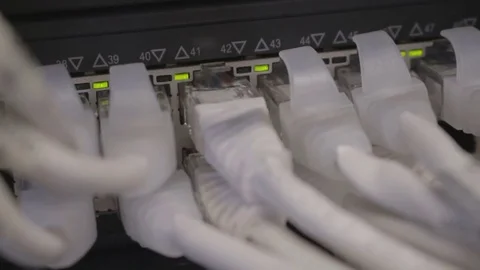 Data center equipment Stock Footage 77078063