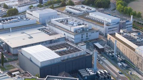 Data center facility, big data, AI, and internet technology infrastructure. 스톡 사진