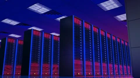Data center Stock Footage 10722073