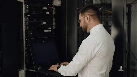 Data Center Stock Footage 96248776