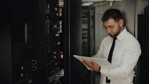 Data Center Stock Footage 96248788