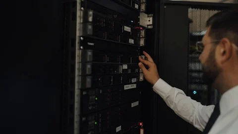Data Center Stock Footage 96249036