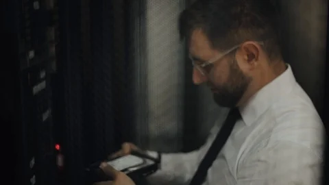 Data Center Stock Footage 96249041