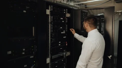 Data Center Stock Footage 96249090