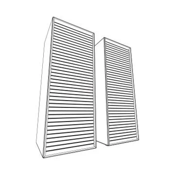 Data center. Hardware equipment telecommunication server. Illustrazione stock