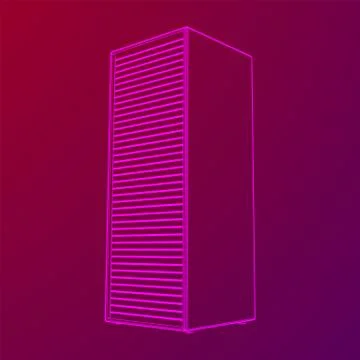 Data center. Hardware equipment telecommunication server. イラスト素材